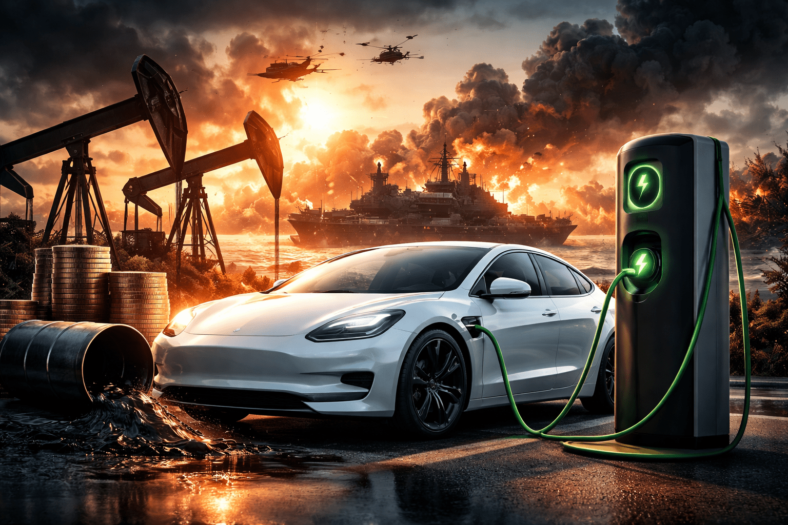 Conflicto en Medio Oriente podría acelerar el avance de los autos eléctricos