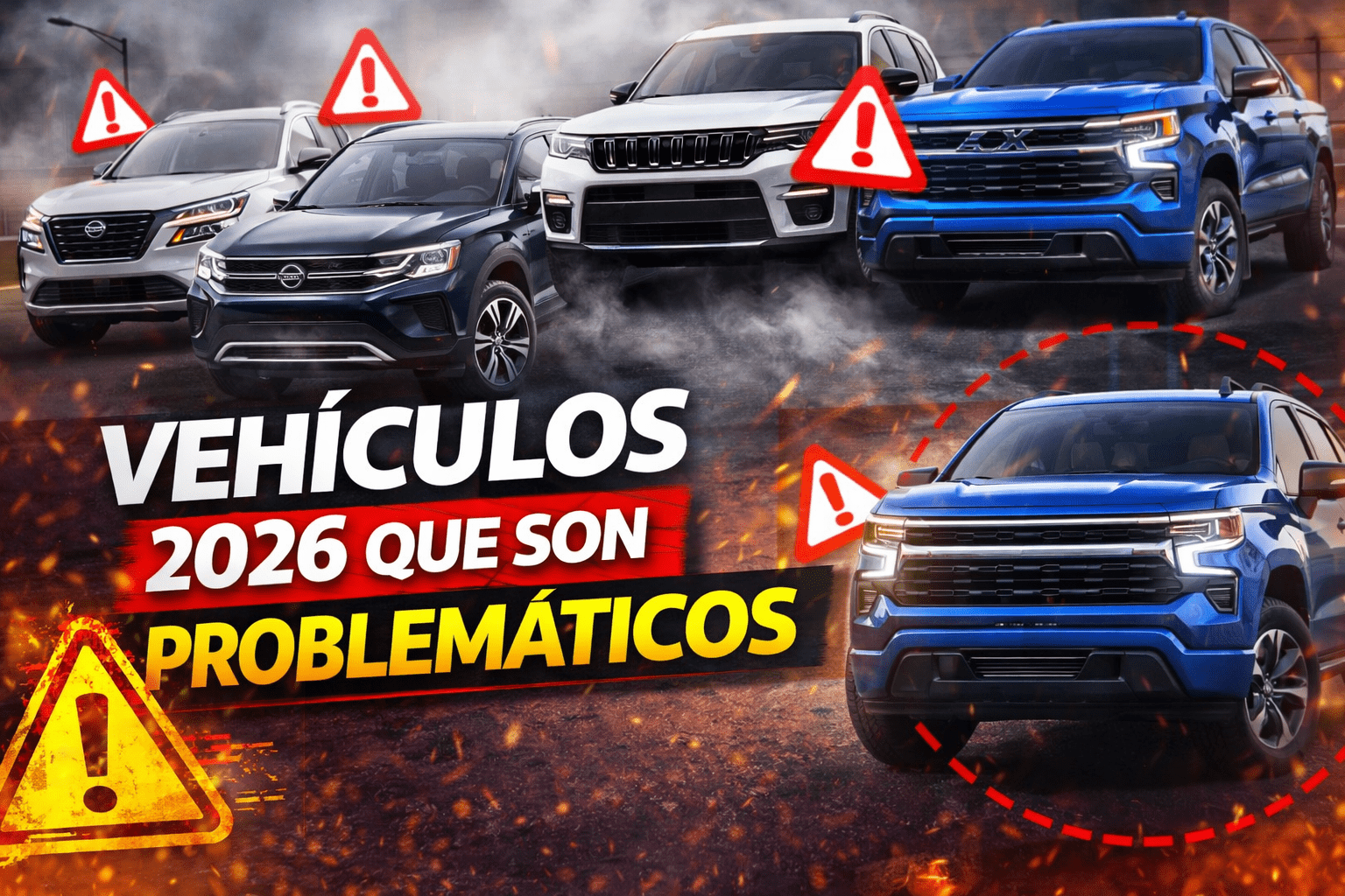 Vehículos 2026 con más reportes de fallas