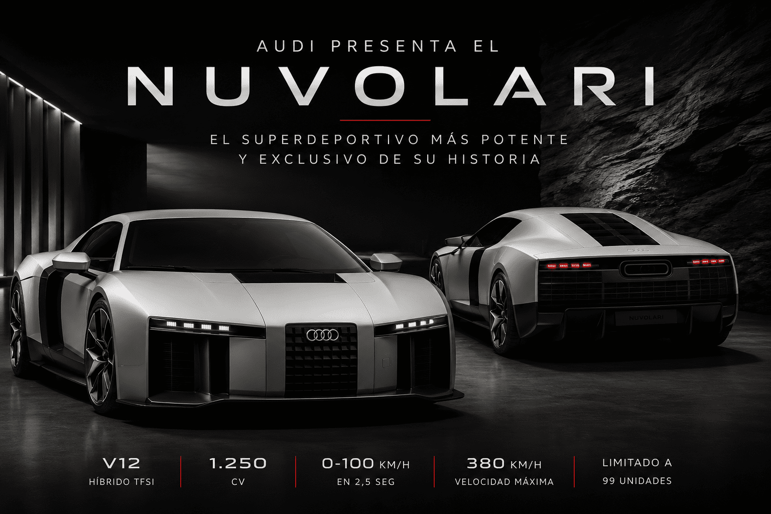 Audi presenta el Nuvolari, el superdeportivo más potente y exclusivo de su historia